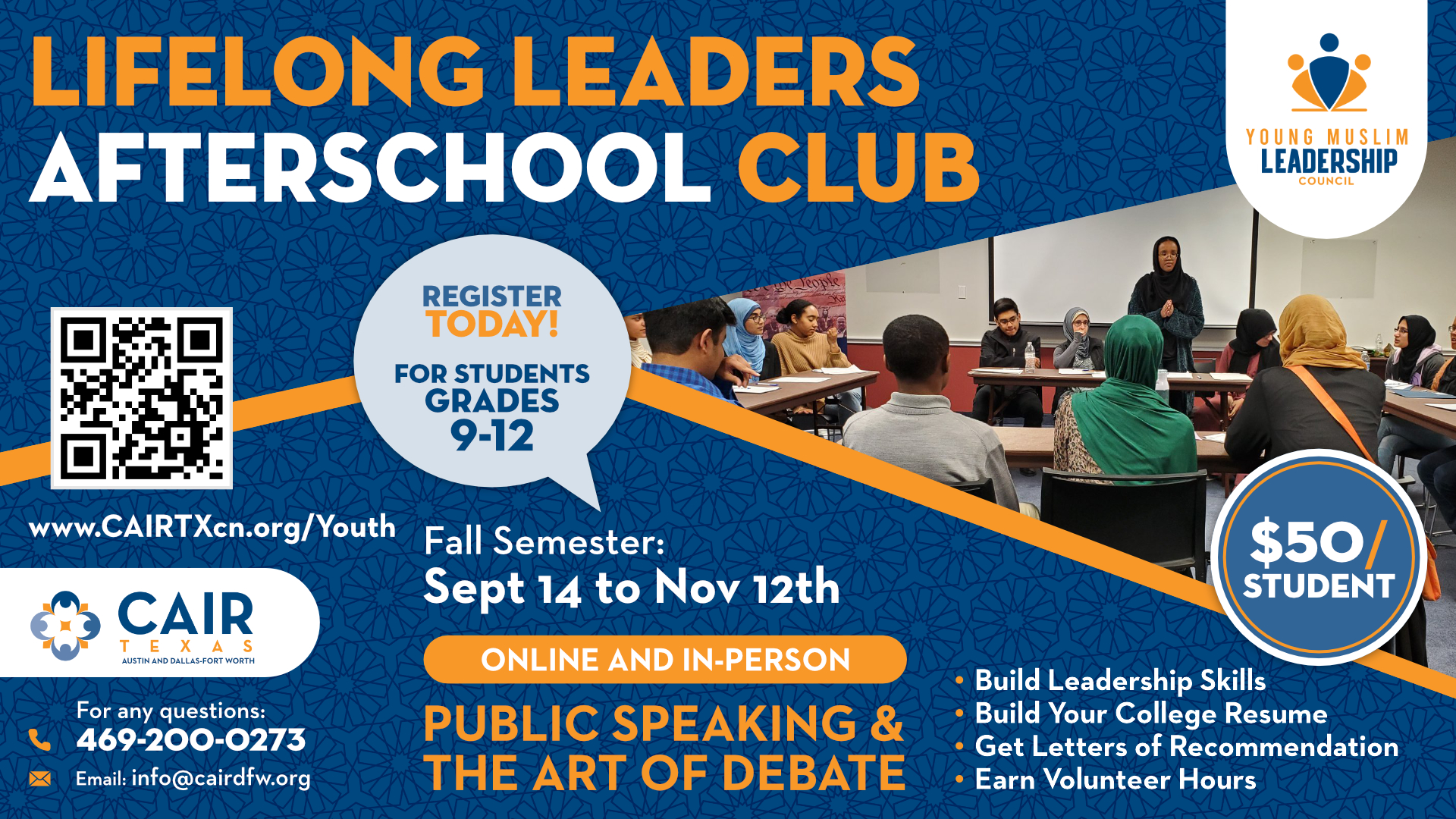 Lifelong Leaders Afterschool Club - Fall Registration Open